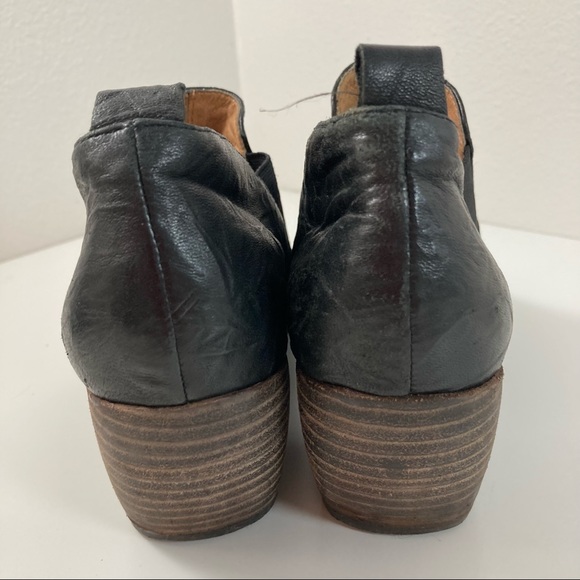 Roberto Sanyo leather chunk heel ankle boot shootie bootie EU 37 - Picture 2 of 10